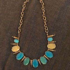 Gold Necklace with Stones